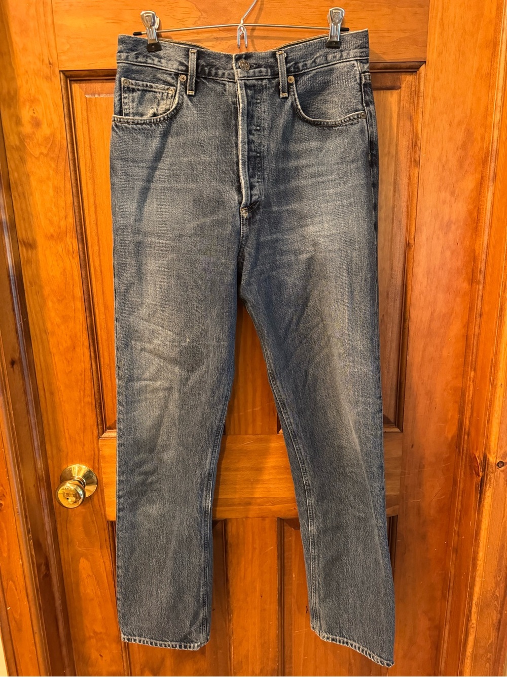 Agolde Classic Midwash 90s Pinch Waist Jeans